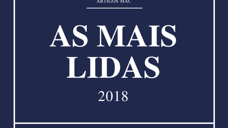 As mais lidas de 2018